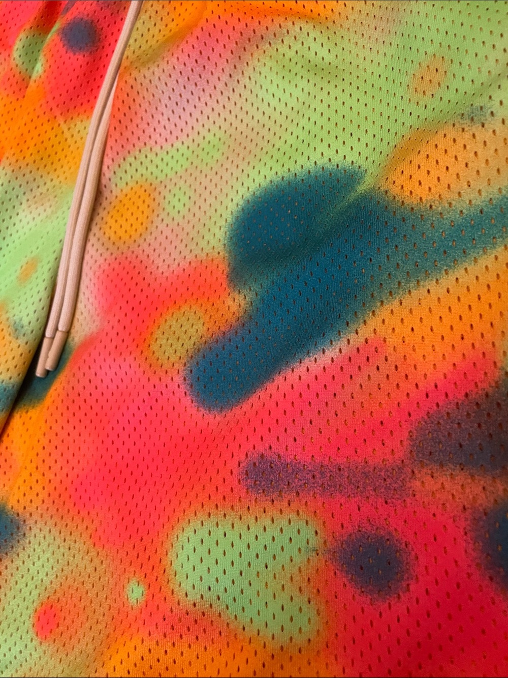Jordan Multicolor Tie-Dye Mesh Athletic Shorts - Picture 3 of 11